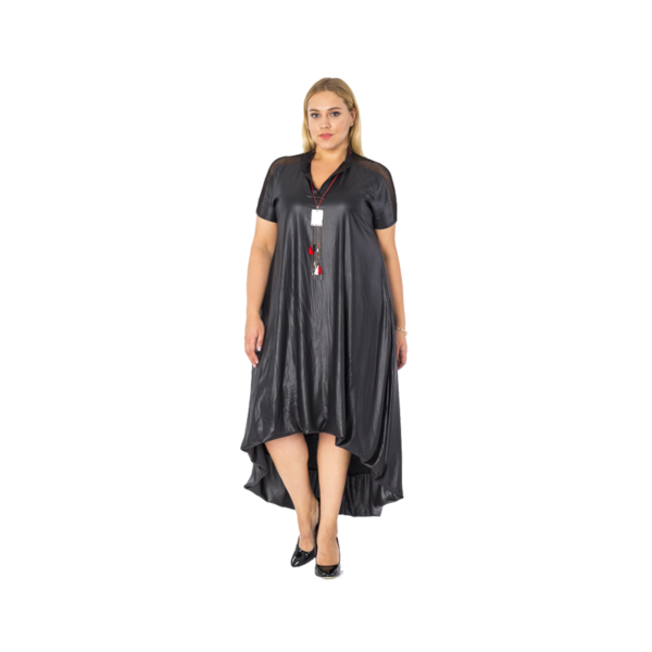 Green Long Women Dress - obrazek 3