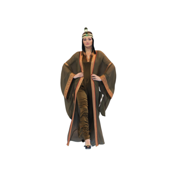 Green Long Women Dress - obrazek 2